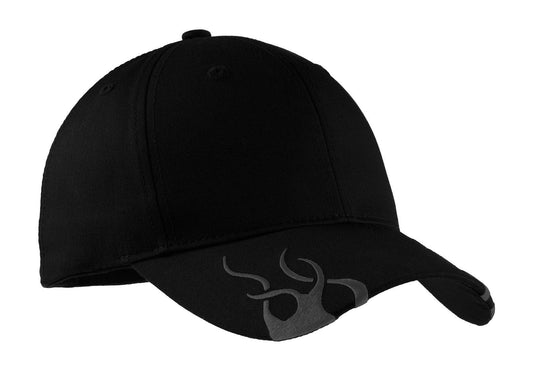 Port Authority Racing Cap with Flames. C857 - Dresses Max