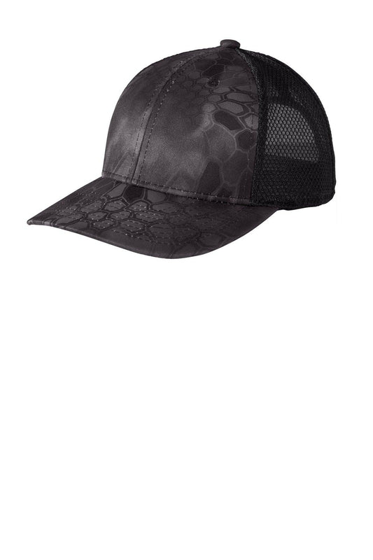 Port Authority Performance Camouflage Mesh Back Snapback Cap C892 - Dresses Max