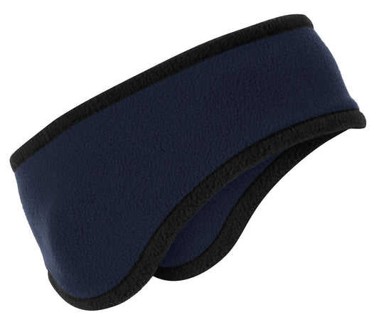 Port Authority Two-Color Fleece Headband. C916 - Dresses Max