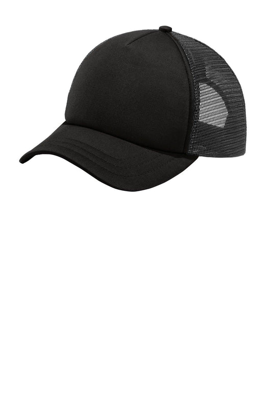 Port Authority 5-Panel Twill Foam Trucker Cap. C936 - Dresses Max