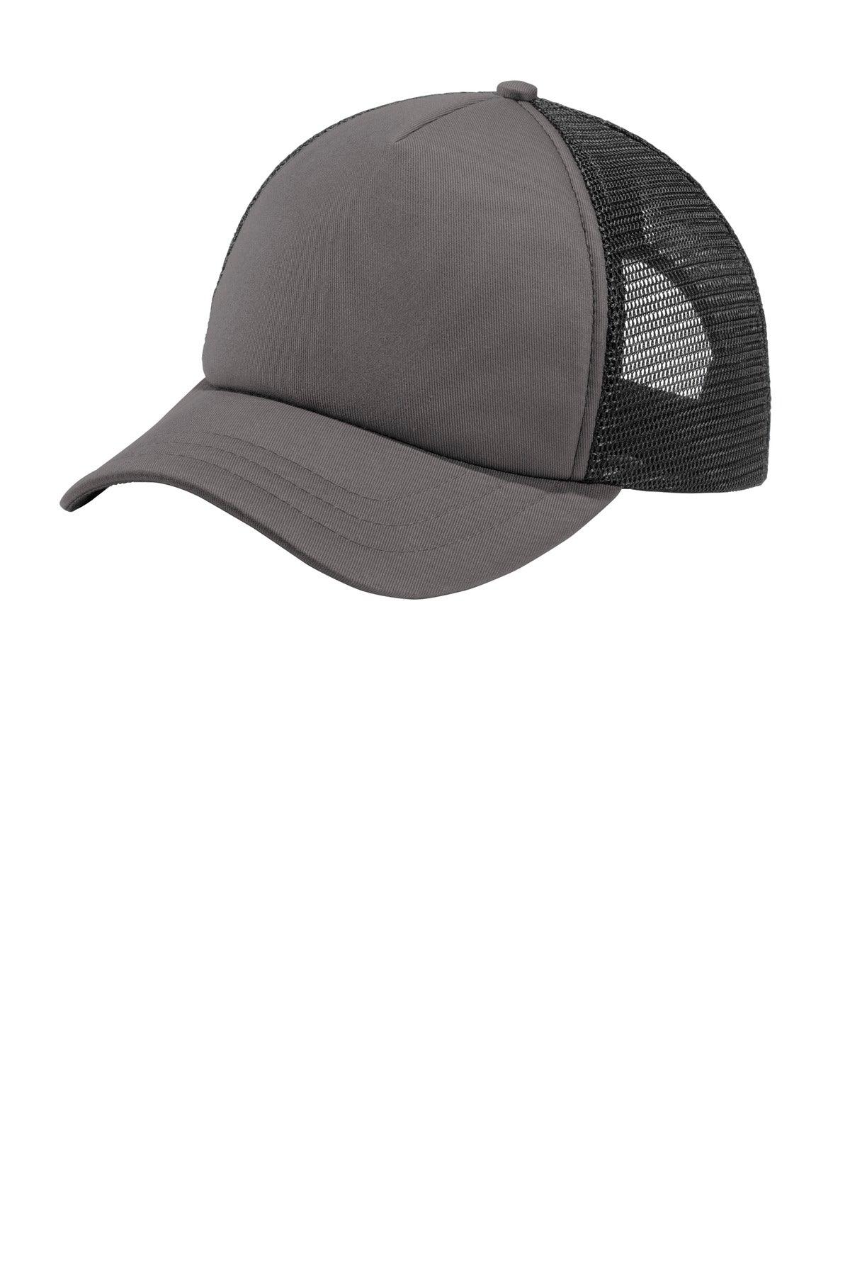 Port Authority 5-Panel Twill Foam Trucker Cap. C936 - Dresses Max