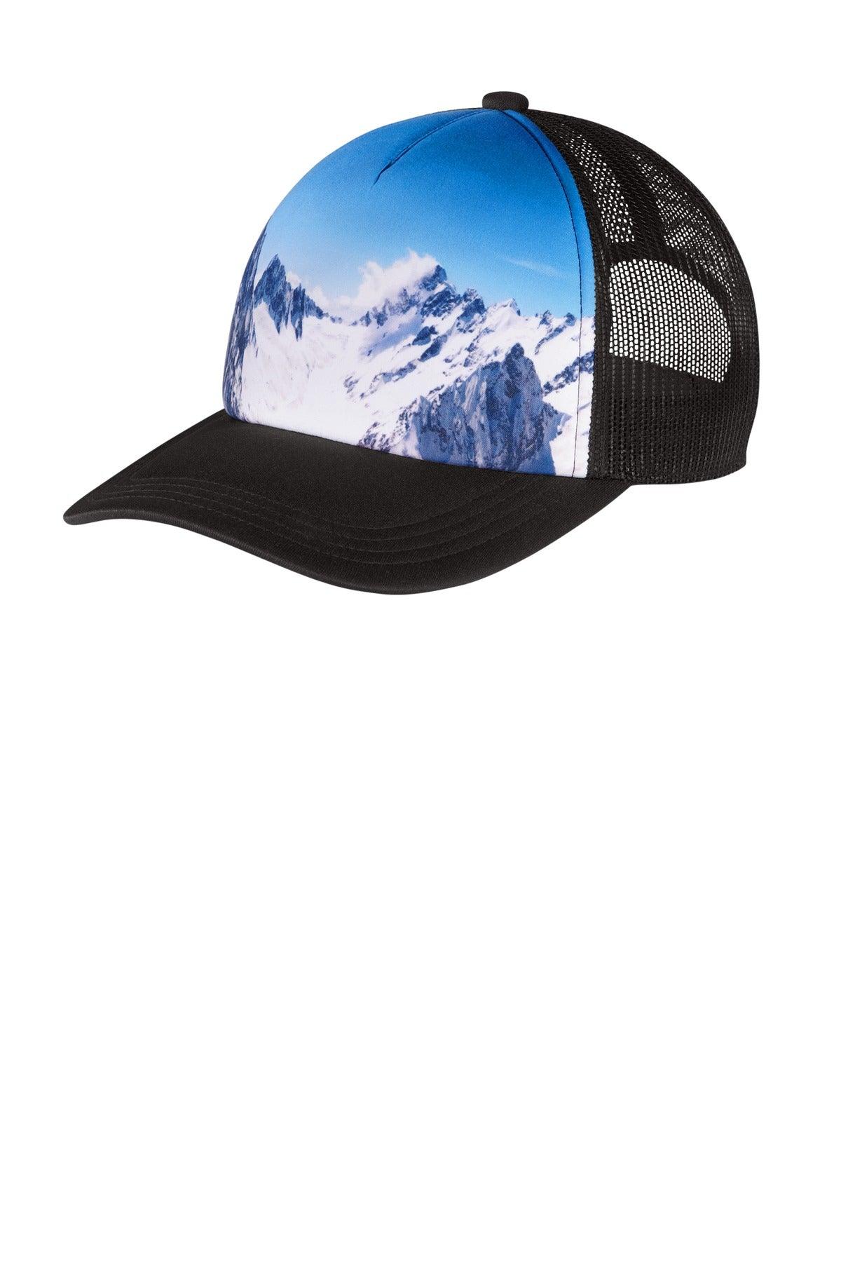 Port Authority Photo Real Snapback Trucker Cap C950 - Dresses Max
