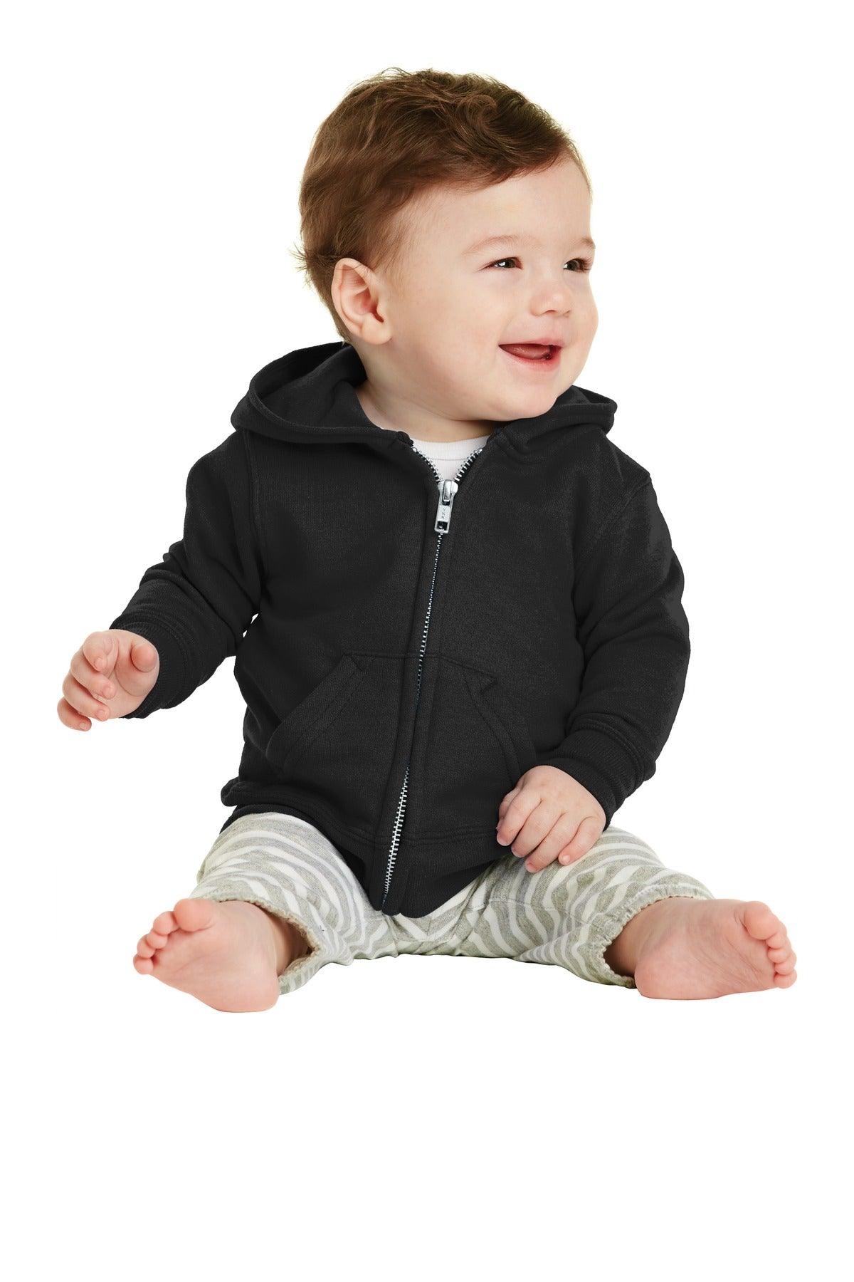 Port & Company Infant Core Fleece Full-Zip Hooded Sweatshirt. CAR78IZH - Dresses Max