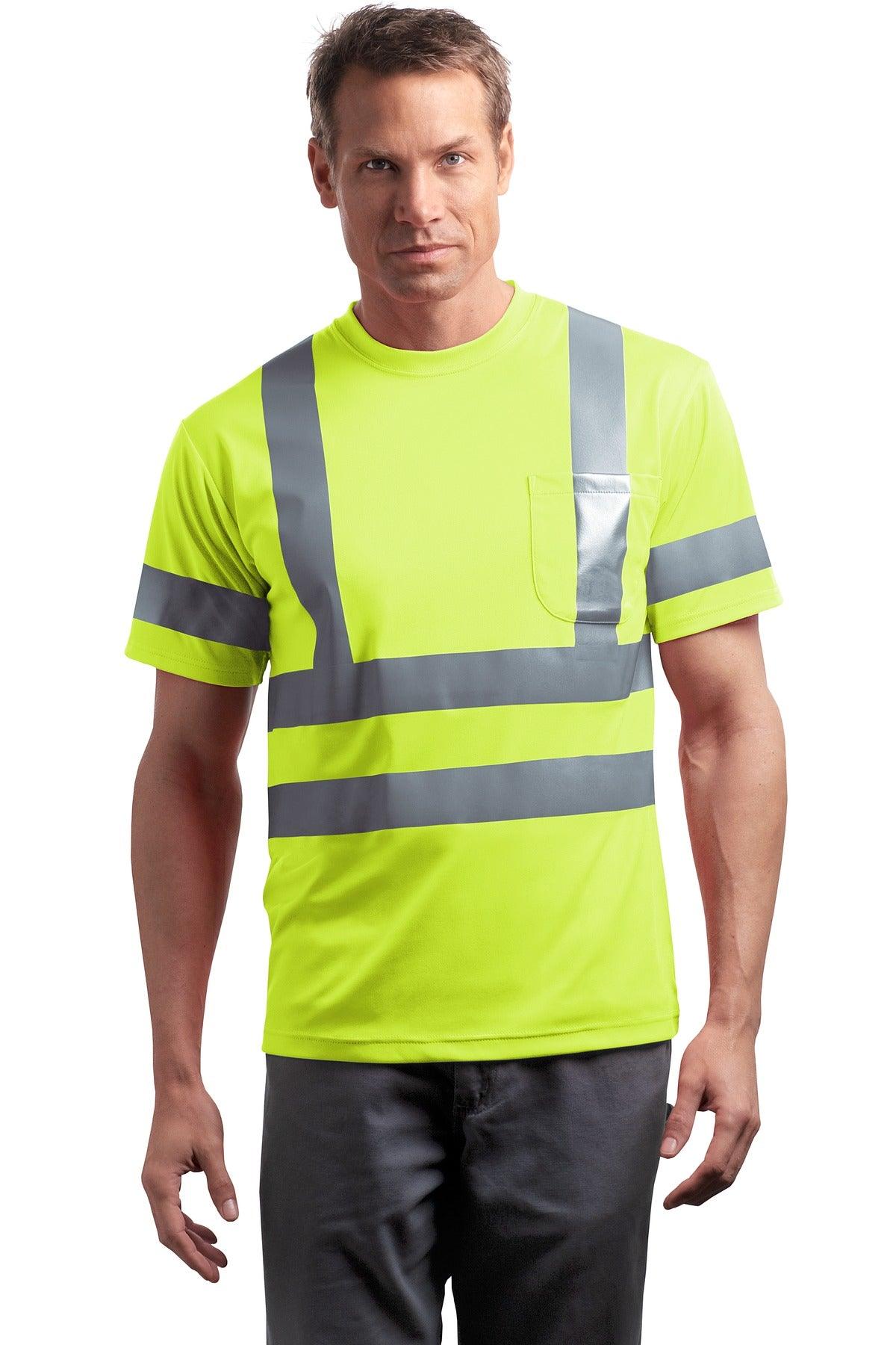 CornerStone - ANSI 107 Class 3 Short Sleeve Snag-Resistant Reflective T-Shirt. CS408 - Dresses Max