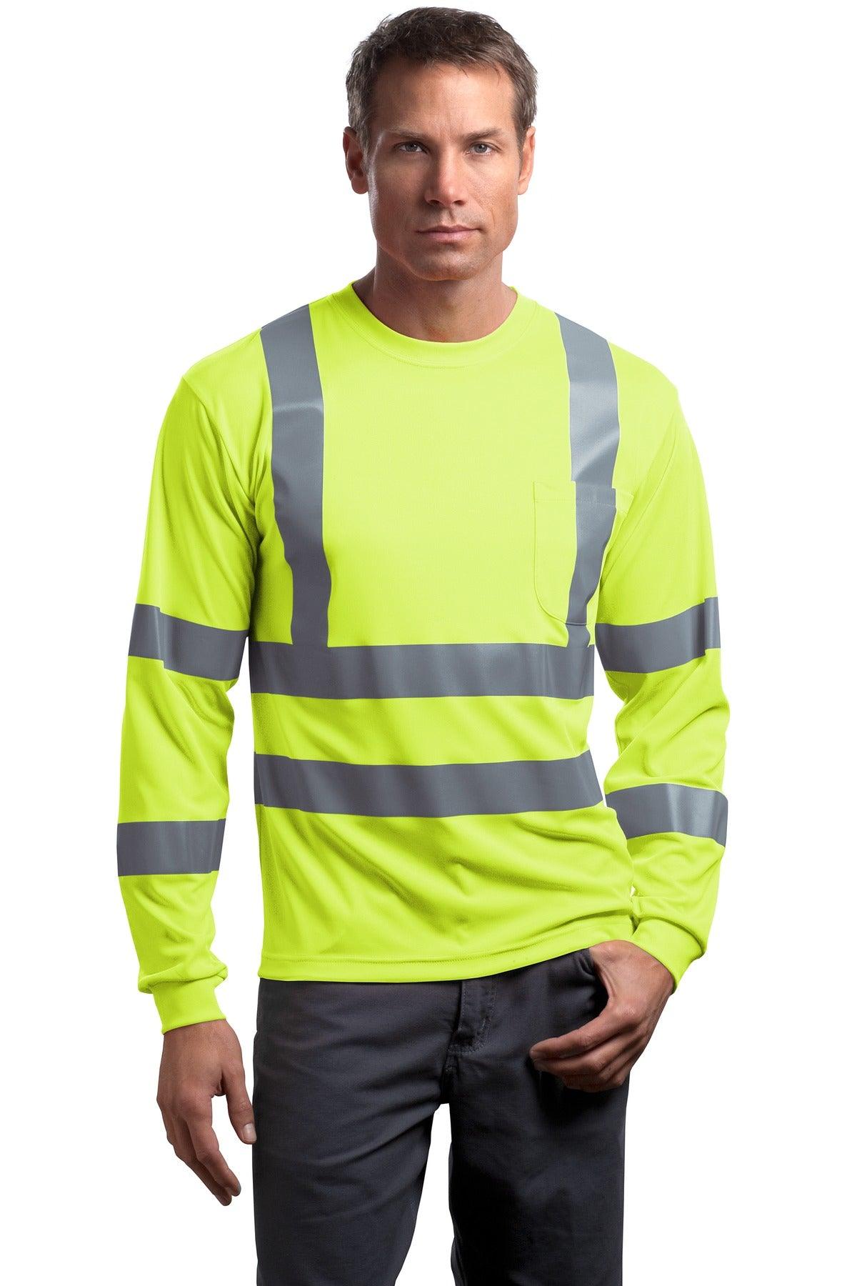 CornerStone - ANSI 107 Class 3 Long Sleeve Snag-Resistant Reflective T-Shirt. CS409 - Dresses Max