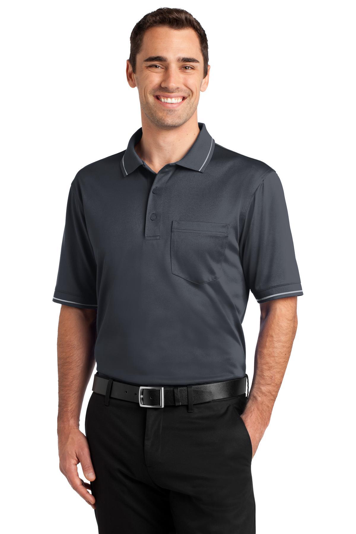 CornerStone Select Snag-Proof Tipped Pocket Polo. CS415 - Dresses Max