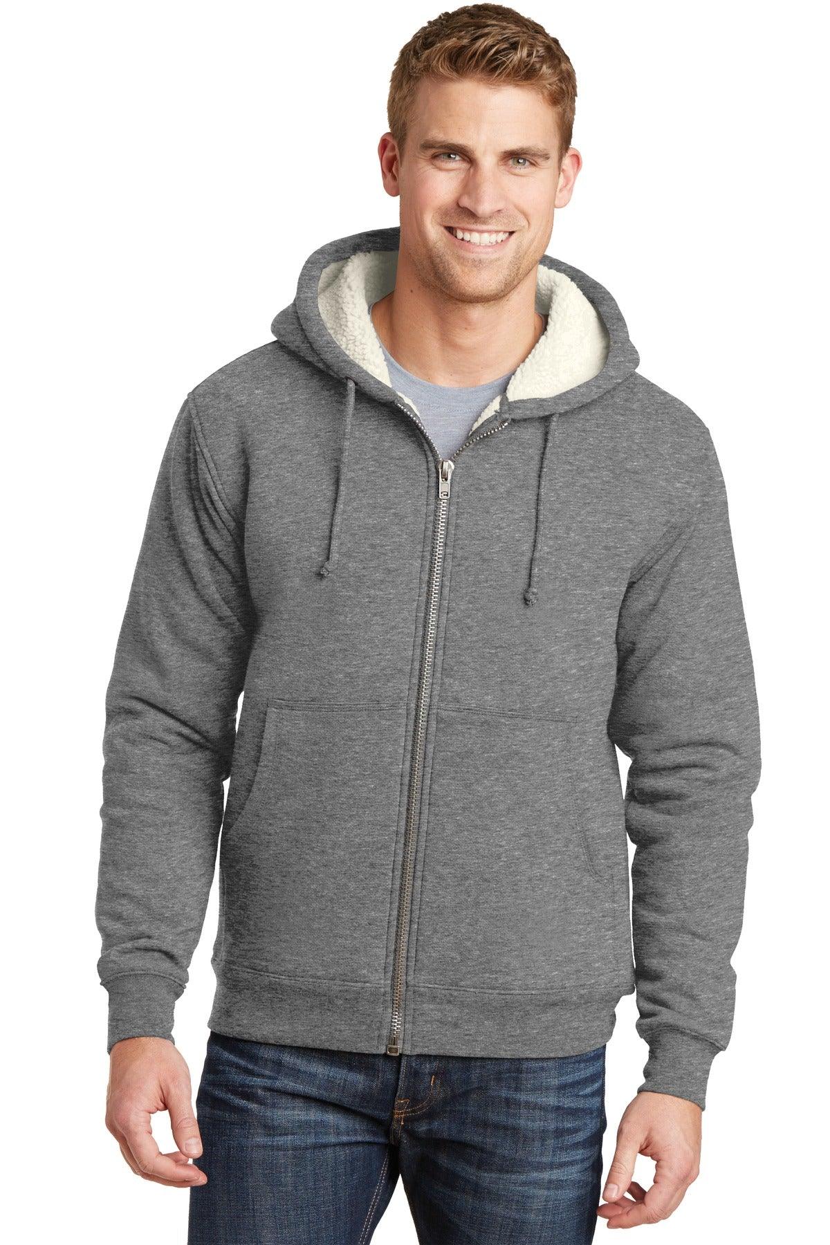 CornerStone Heavyweight Sherpa-Lined Hooded Fleece Jacket. CS625 - Dresses Max