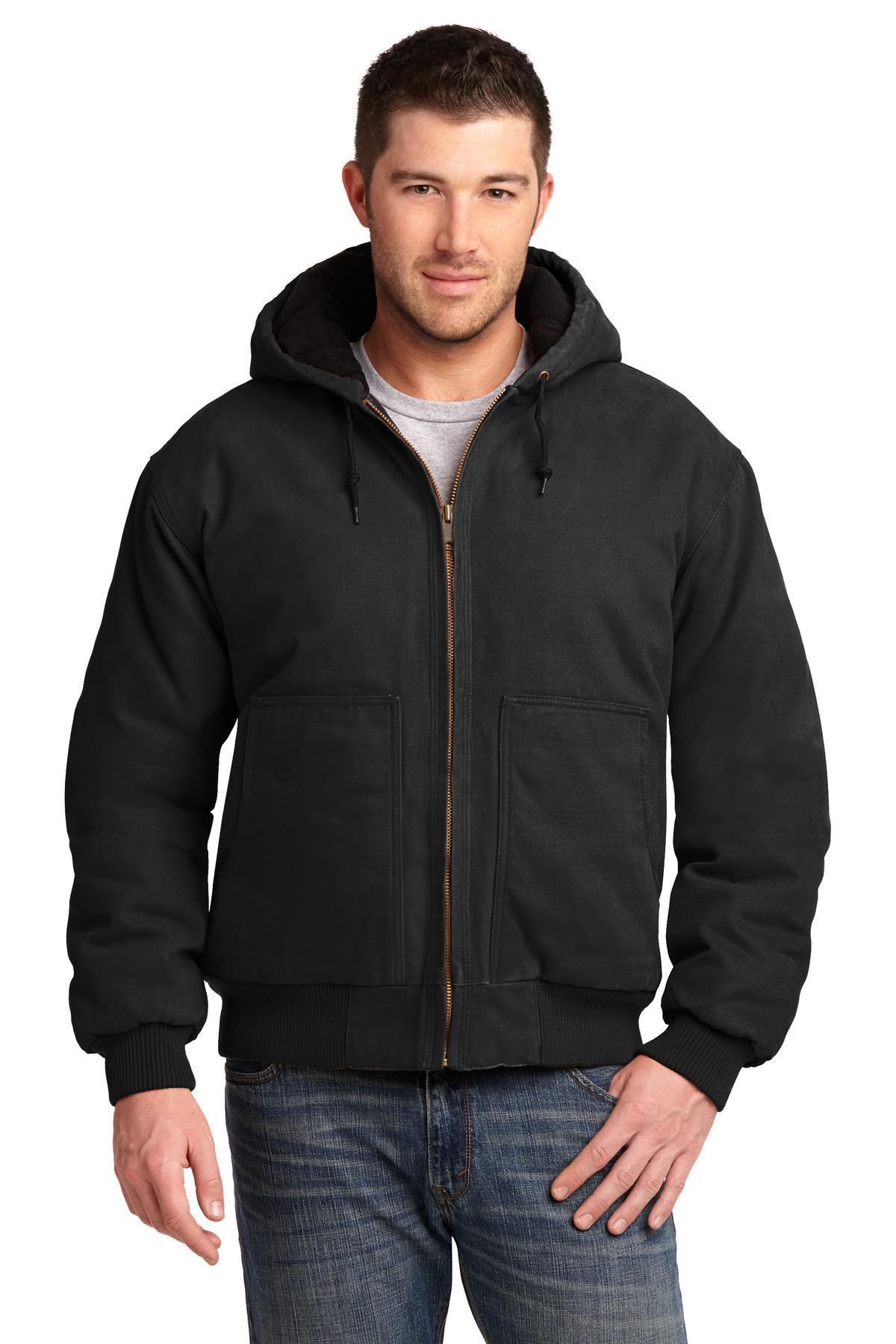 CornerStone Washed Duck Cloth Insulated Hooded Work Jacket. CSJ41 - Dresses Max