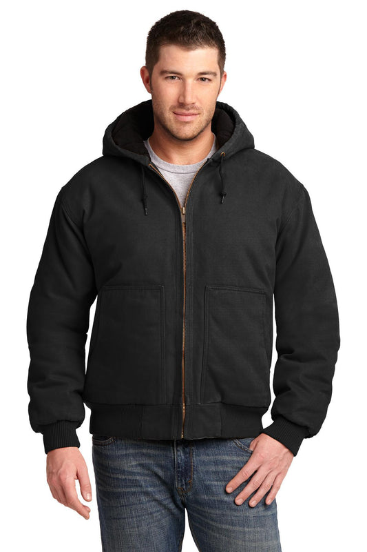 CornerStone Washed Duck Cloth Insulated Hooded Work Jacket. CSJ41 - Dresses Max