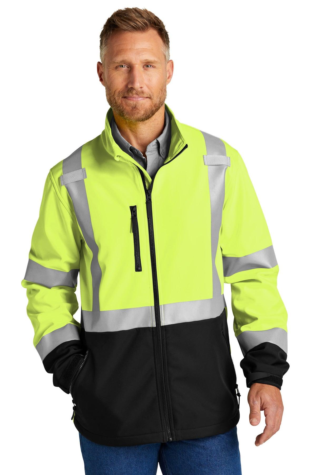 CornerStone ANSI 107 Class 3 Soft Shell Jacket CSJ503 - Dresses Max