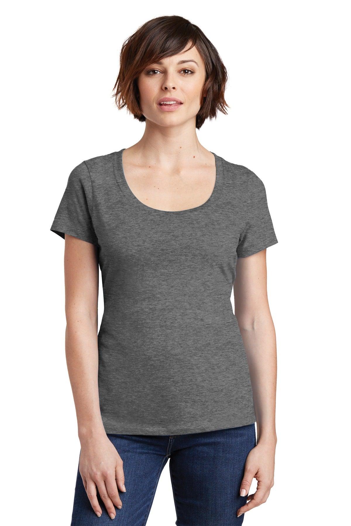 District Women's Perfect Weight Scoop Tee. DM106L - Dresses Max