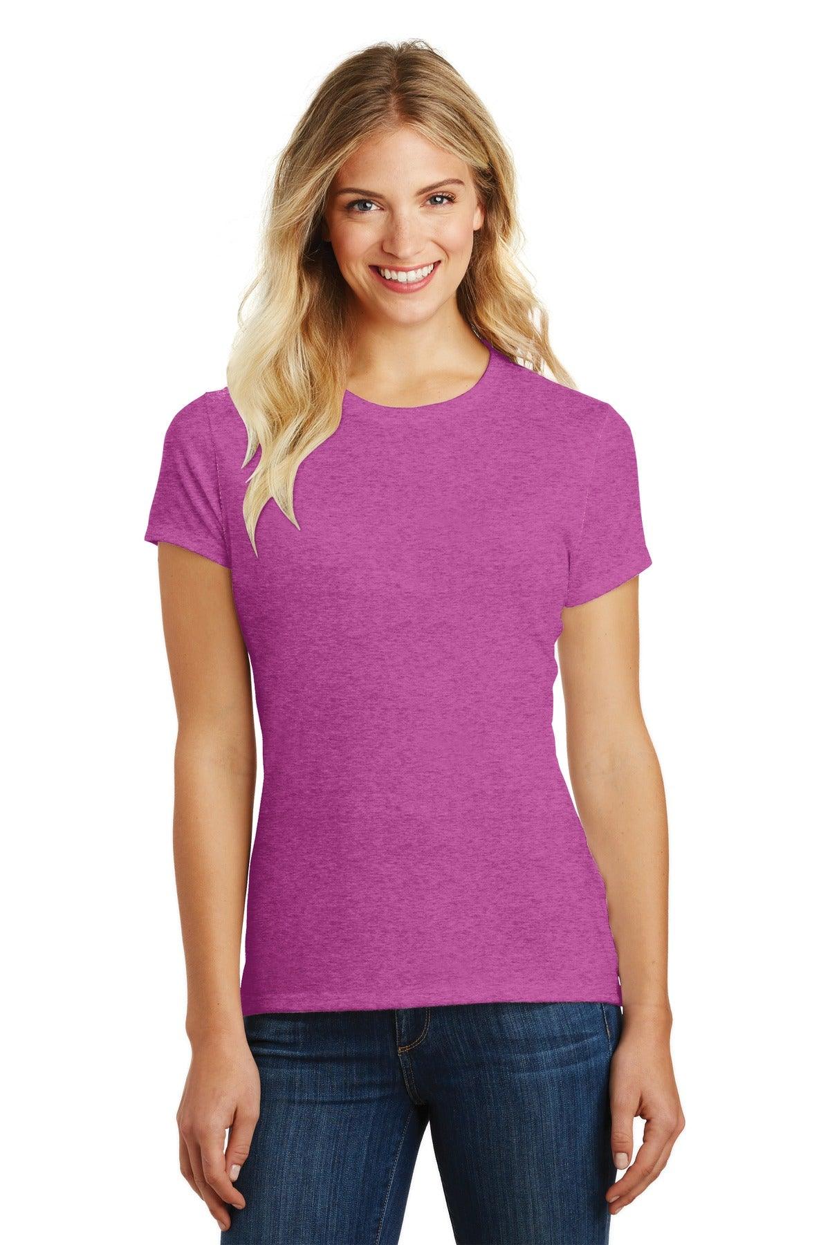 District Women's Perfect Blend Tee. DM108L - Dresses Max