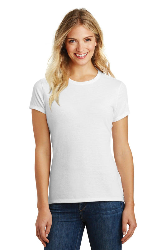 District Women's Perfect Blend Tee. DM108L - Dresses Max