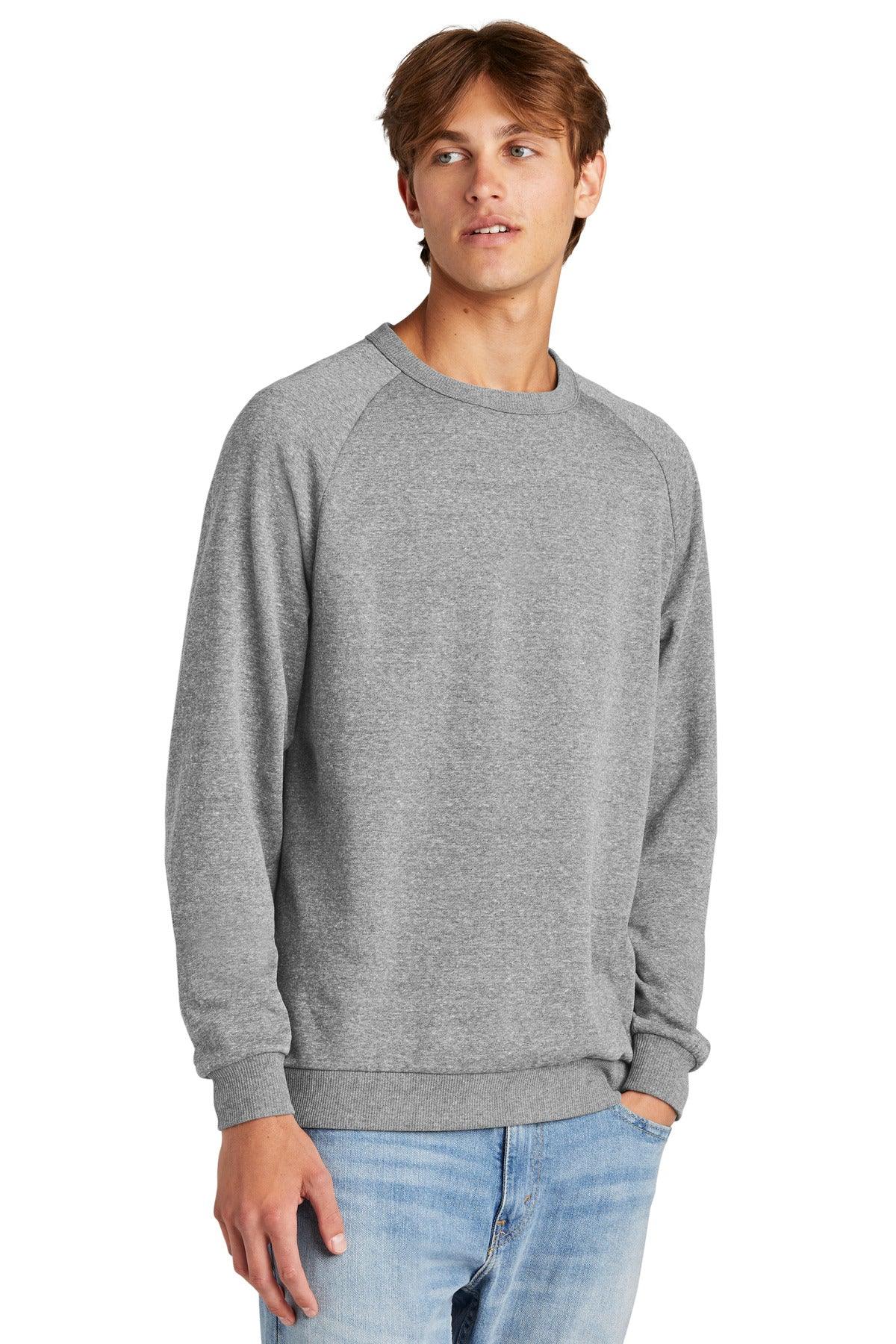 District Perfect Tri Fleece Crewneck Sweatshirt DT1304 - Dresses Max