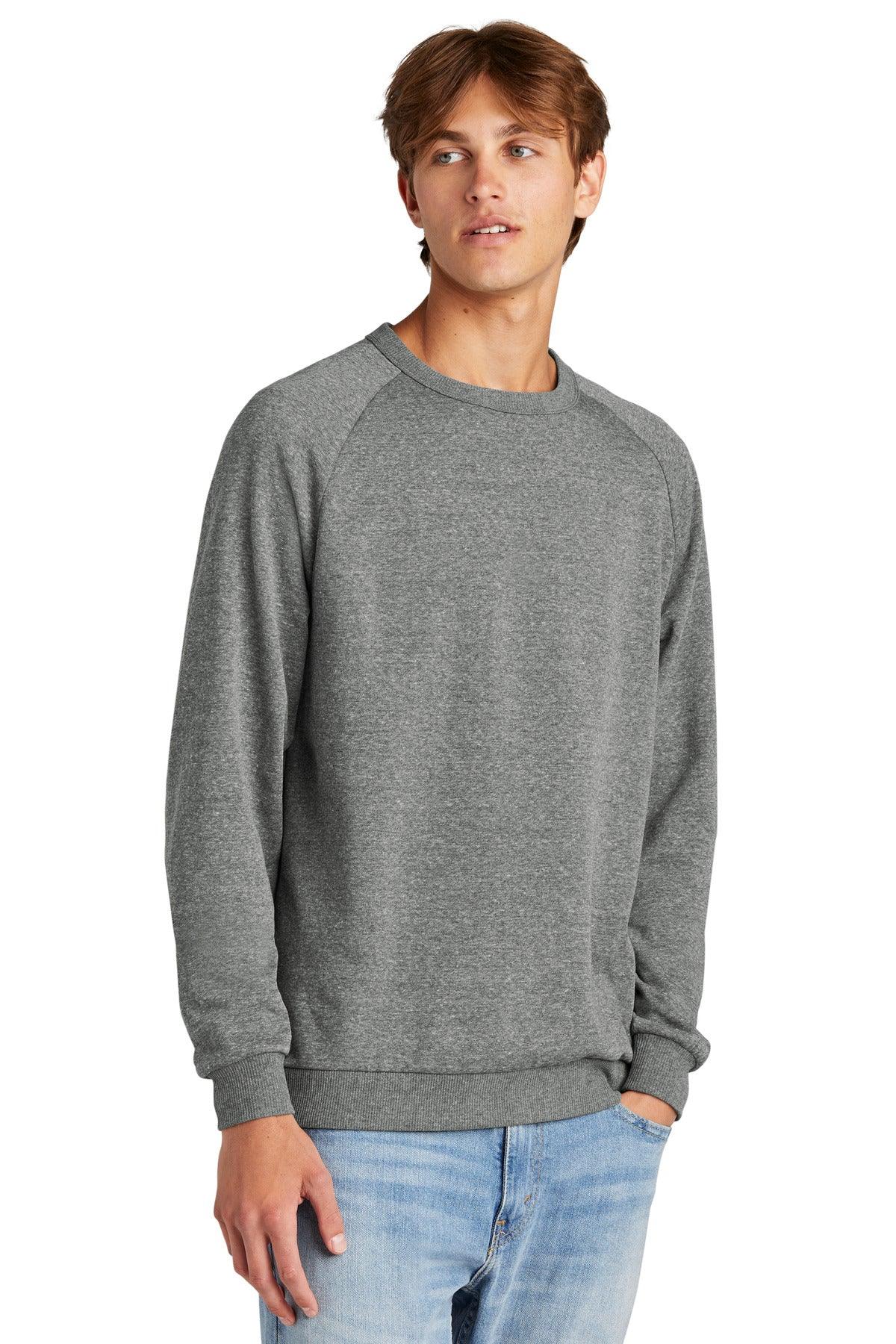 District Perfect Tri Fleece Crewneck Sweatshirt DT1304 - Dresses Max