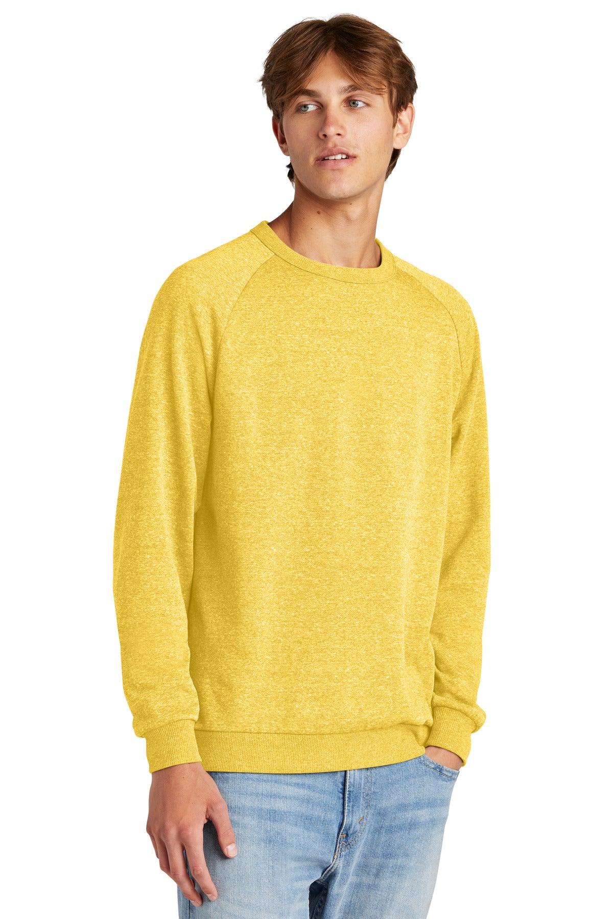District Perfect Tri Fleece Crewneck Sweatshirt DT1304 - Dresses Max