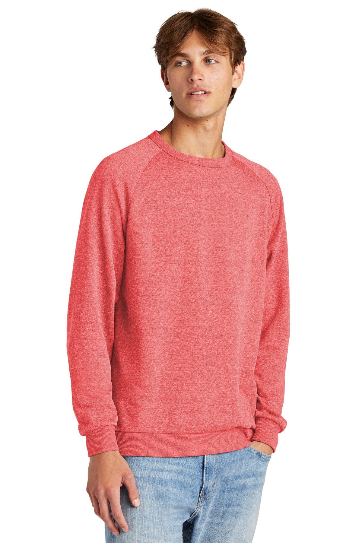District Perfect Tri Fleece Crewneck Sweatshirt DT1304 - Dresses Max