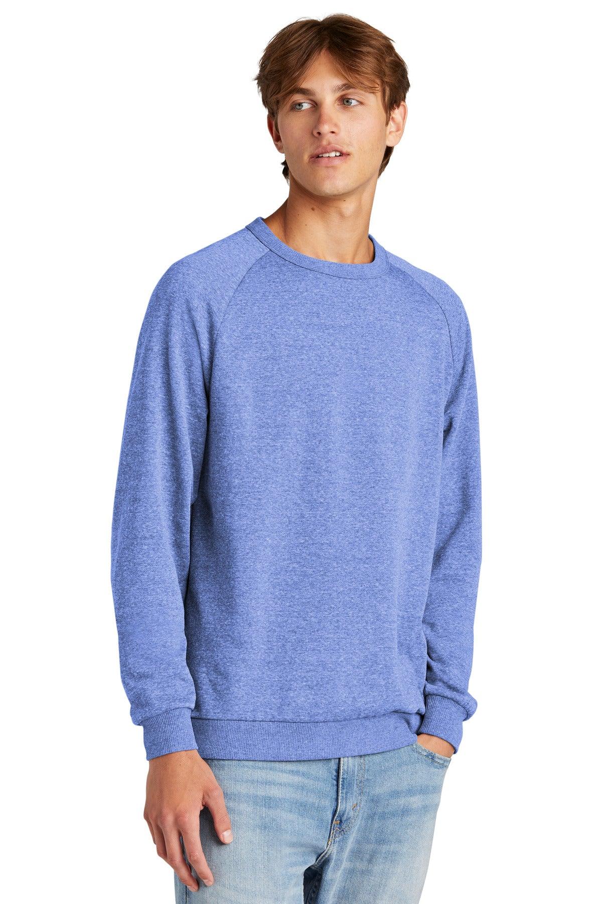 District Perfect Tri Fleece Crewneck Sweatshirt DT1304 - Dresses Max
