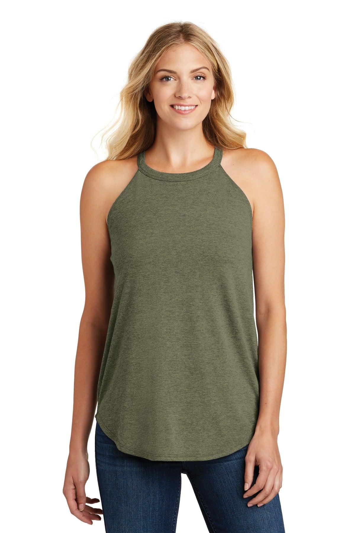 District Women's Perfect Tri Rocker Tank. DT137L - Dresses Max