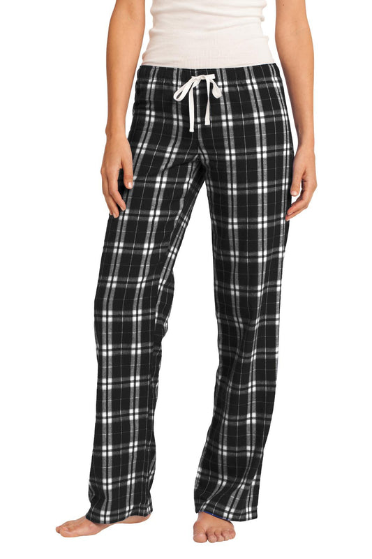 District Women's Flannel Plaid Pant. DT2800 - Dresses Max