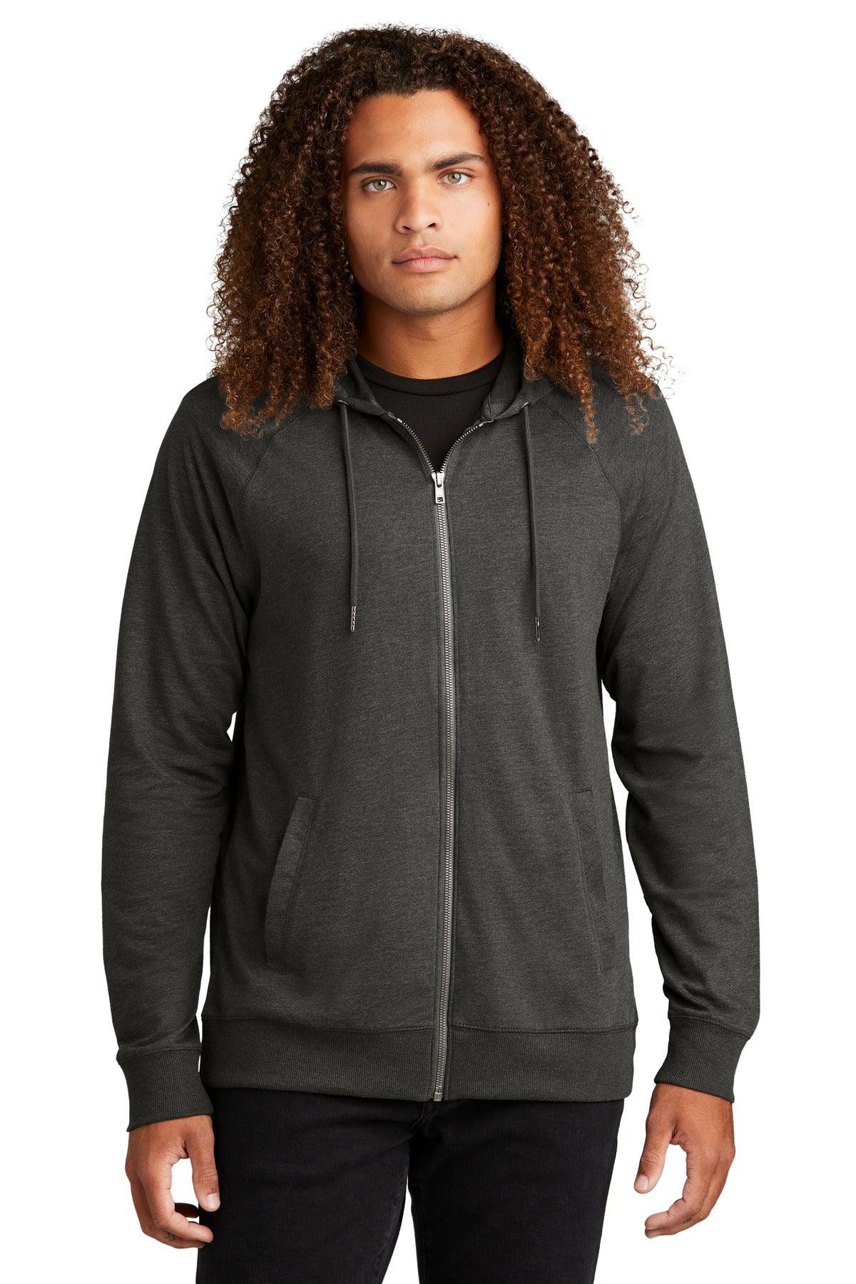 District Featherweight French Terry Full-Zip Hoodie DT573 - Dresses Max