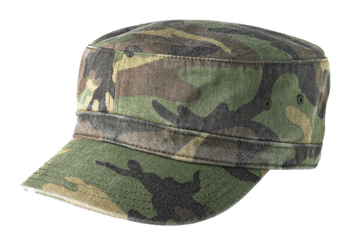 District Distressed Military Hat. DT605 - Dresses Max