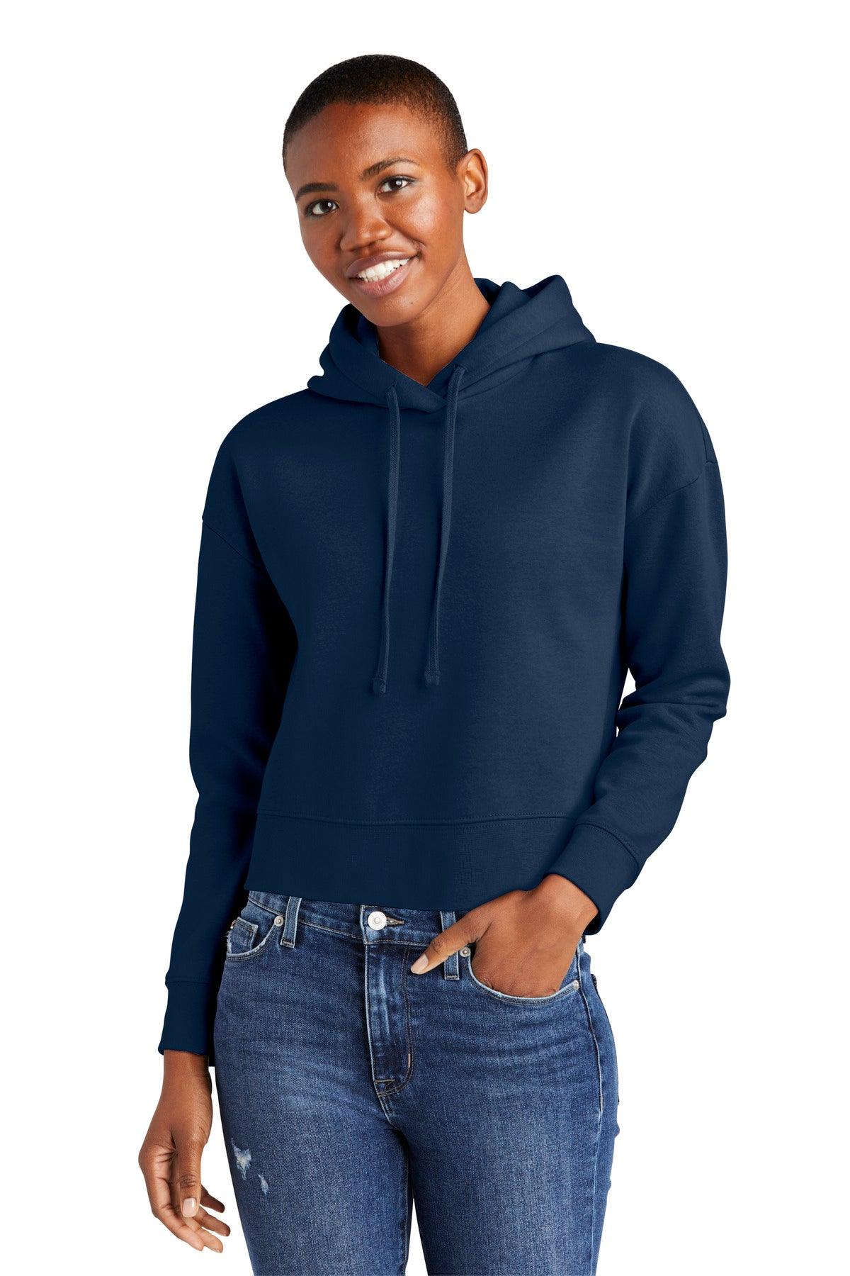 District Women's V.I.T. Fleece Hoodie DT6101 - Dresses Max