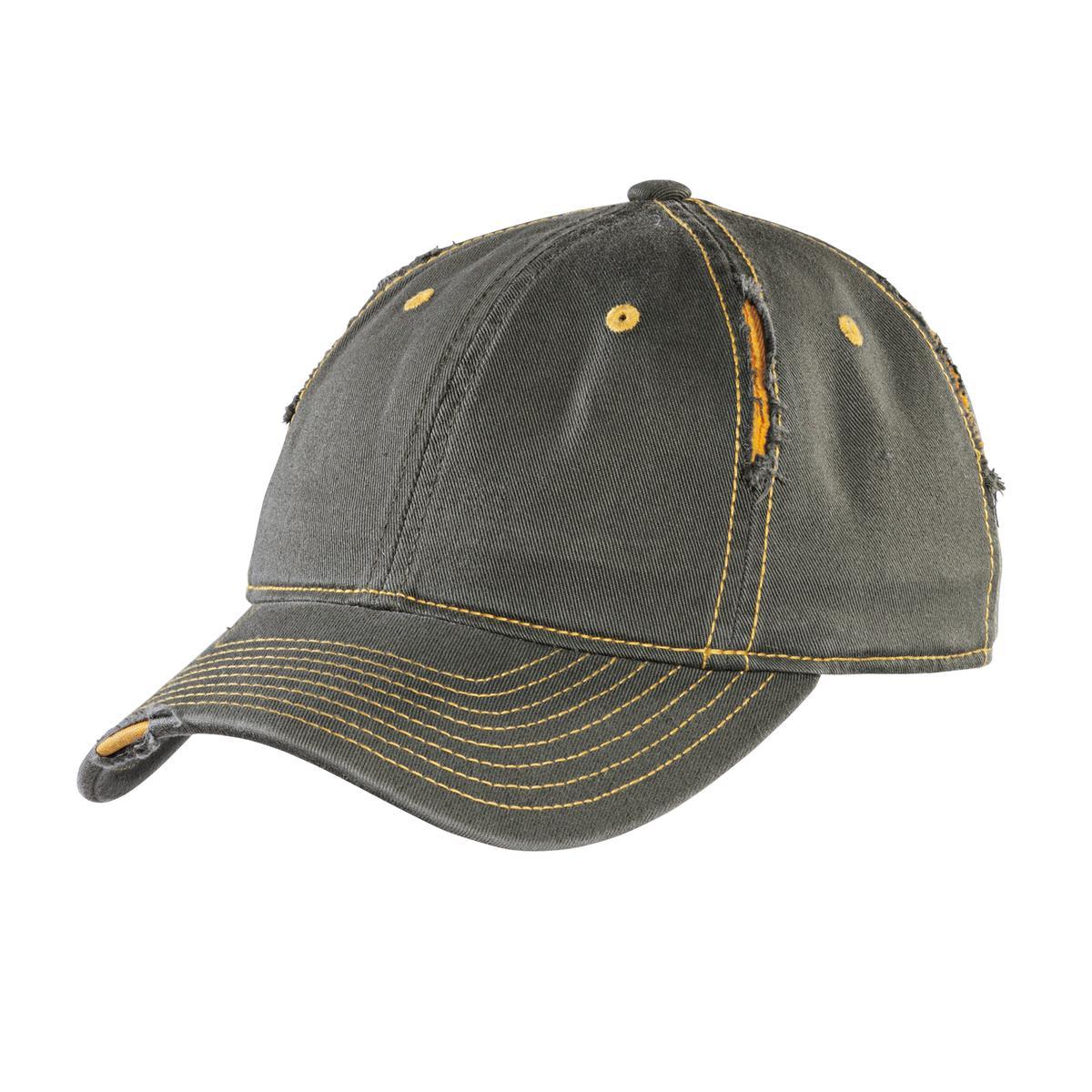 District Rip and Distressed Cap DT612 - Dresses Max