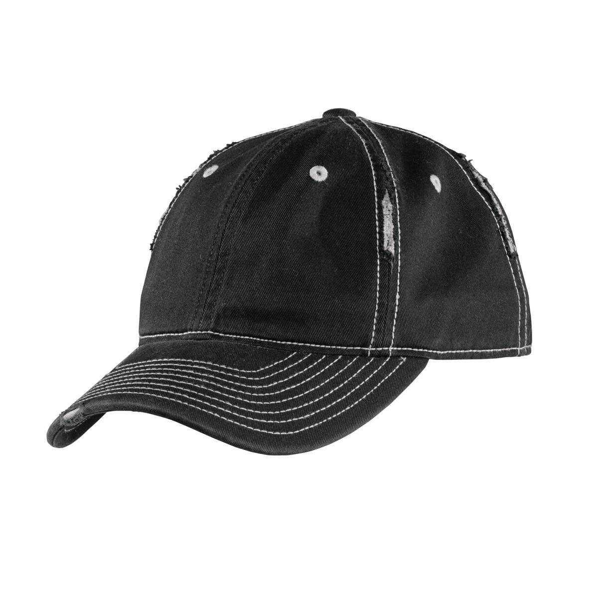District Rip and Distressed Cap DT612 - Dresses Max