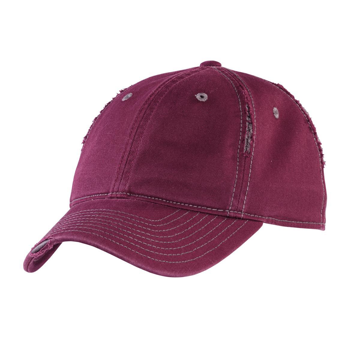 District Rip and Distressed Cap DT612 - Dresses Max