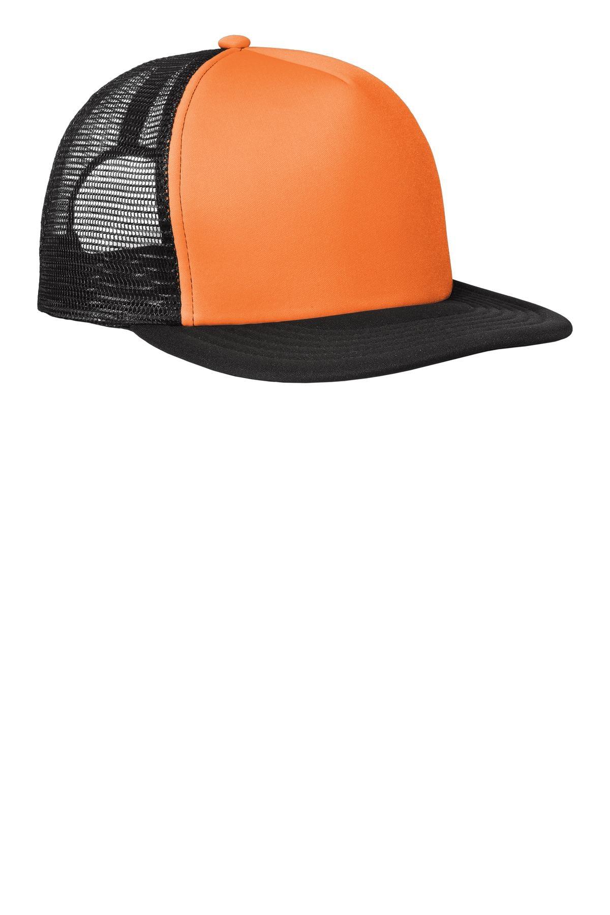 District Flat Bill Snapback Trucker Cap. DT624 - Dresses Max