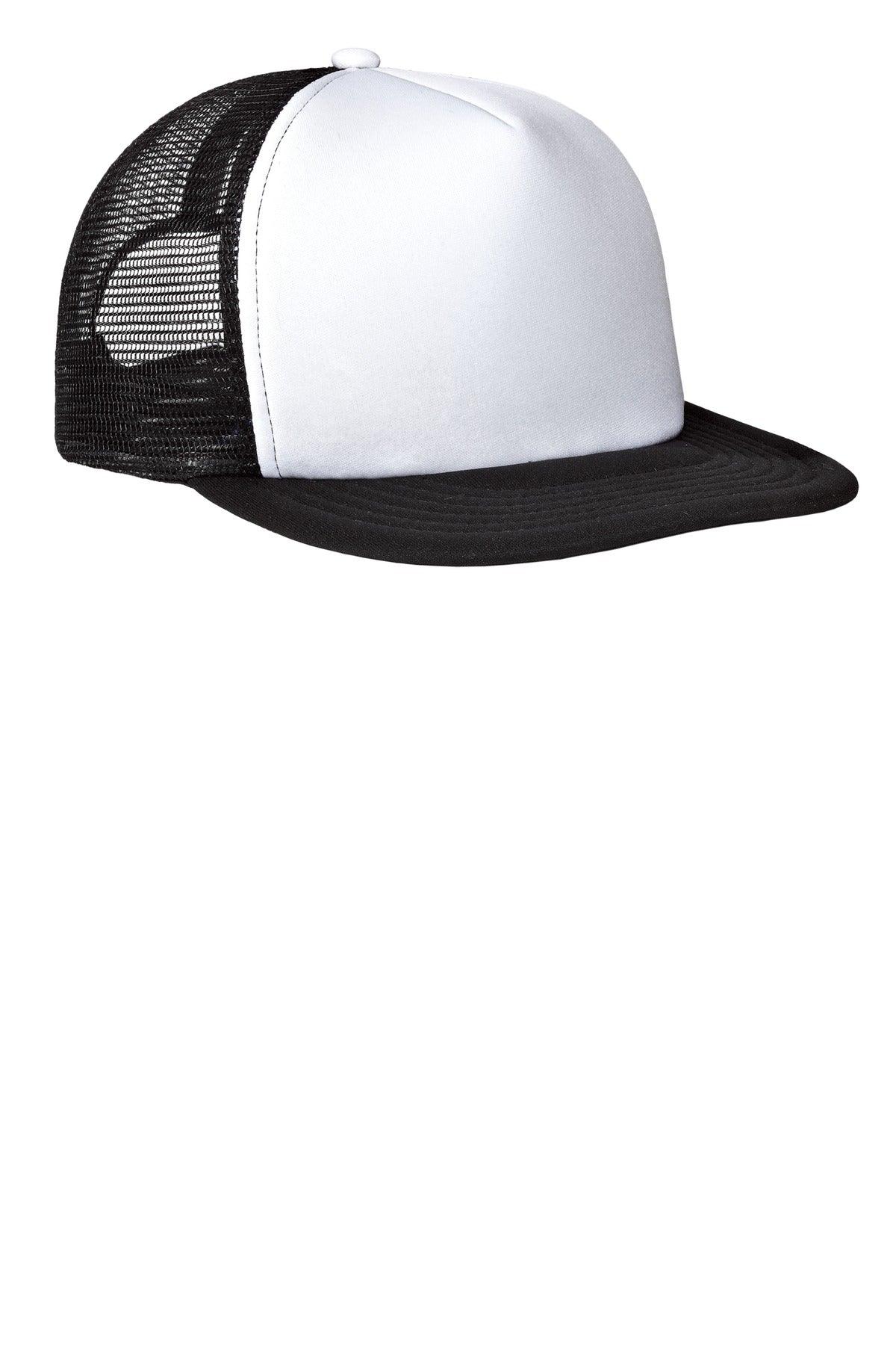 District Flat Bill Snapback Trucker Cap. DT624 - Dresses Max
