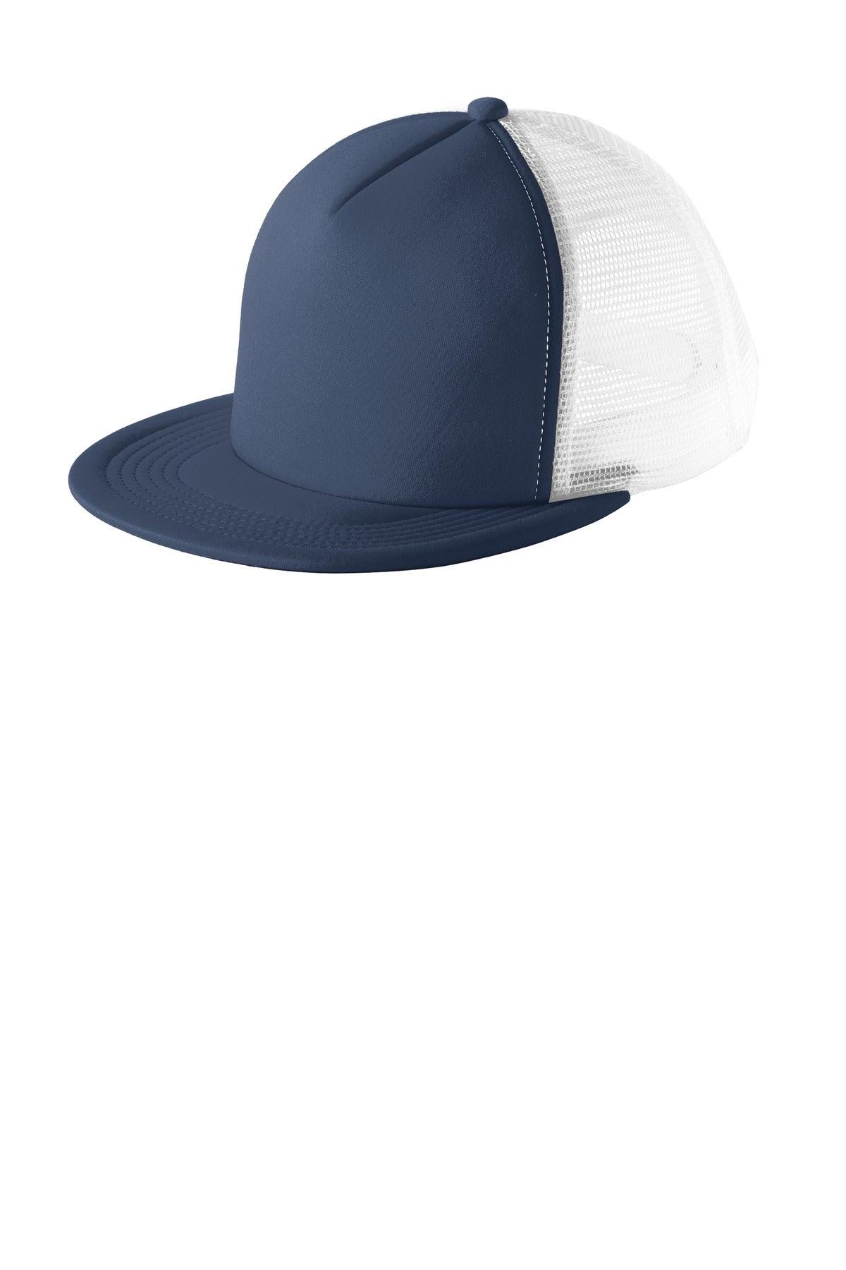 District Flat Bill Snapback Trucker Cap. DT624 - Dresses Max