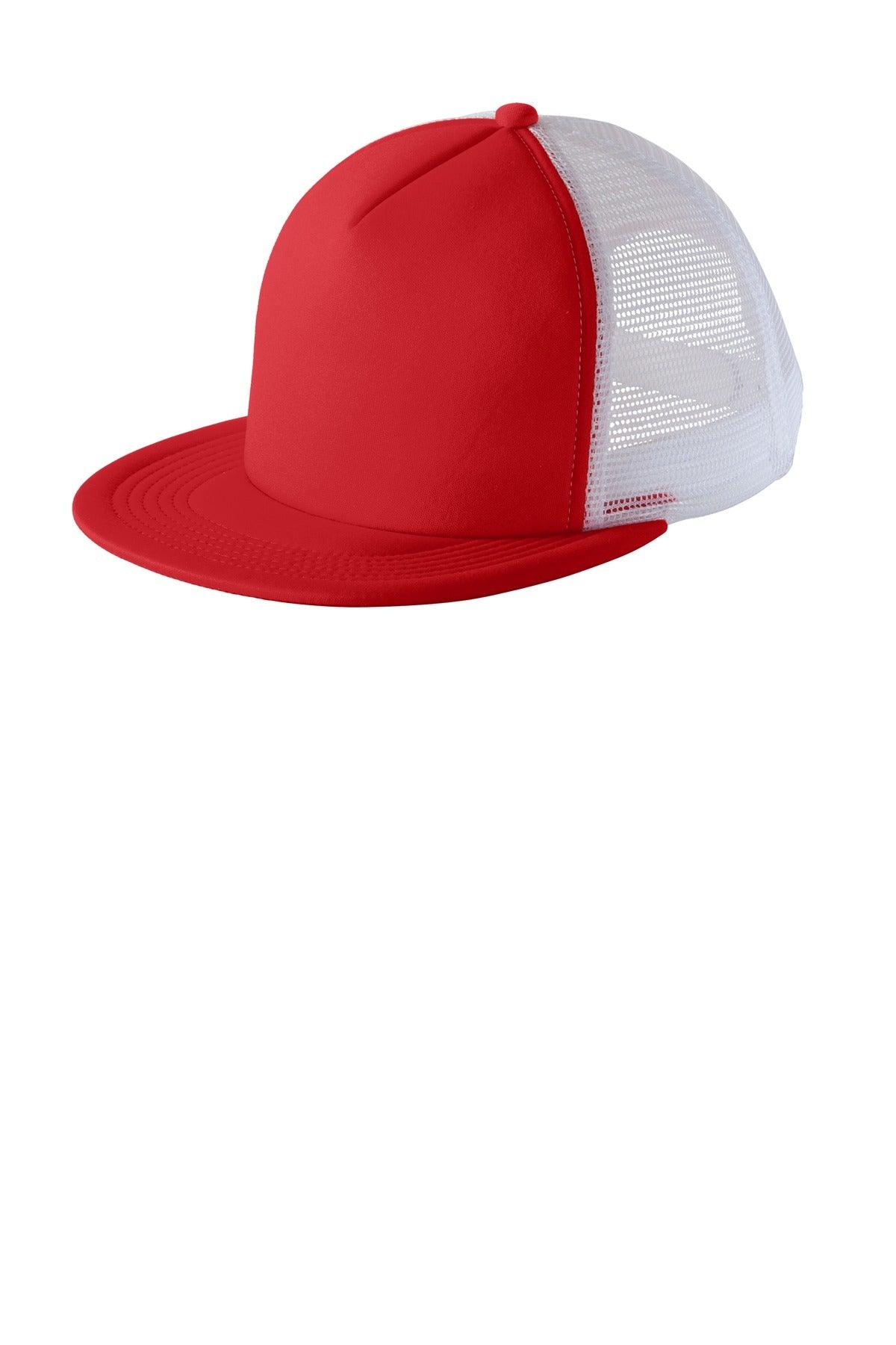District Flat Bill Snapback Trucker Cap. DT624 - Dresses Max