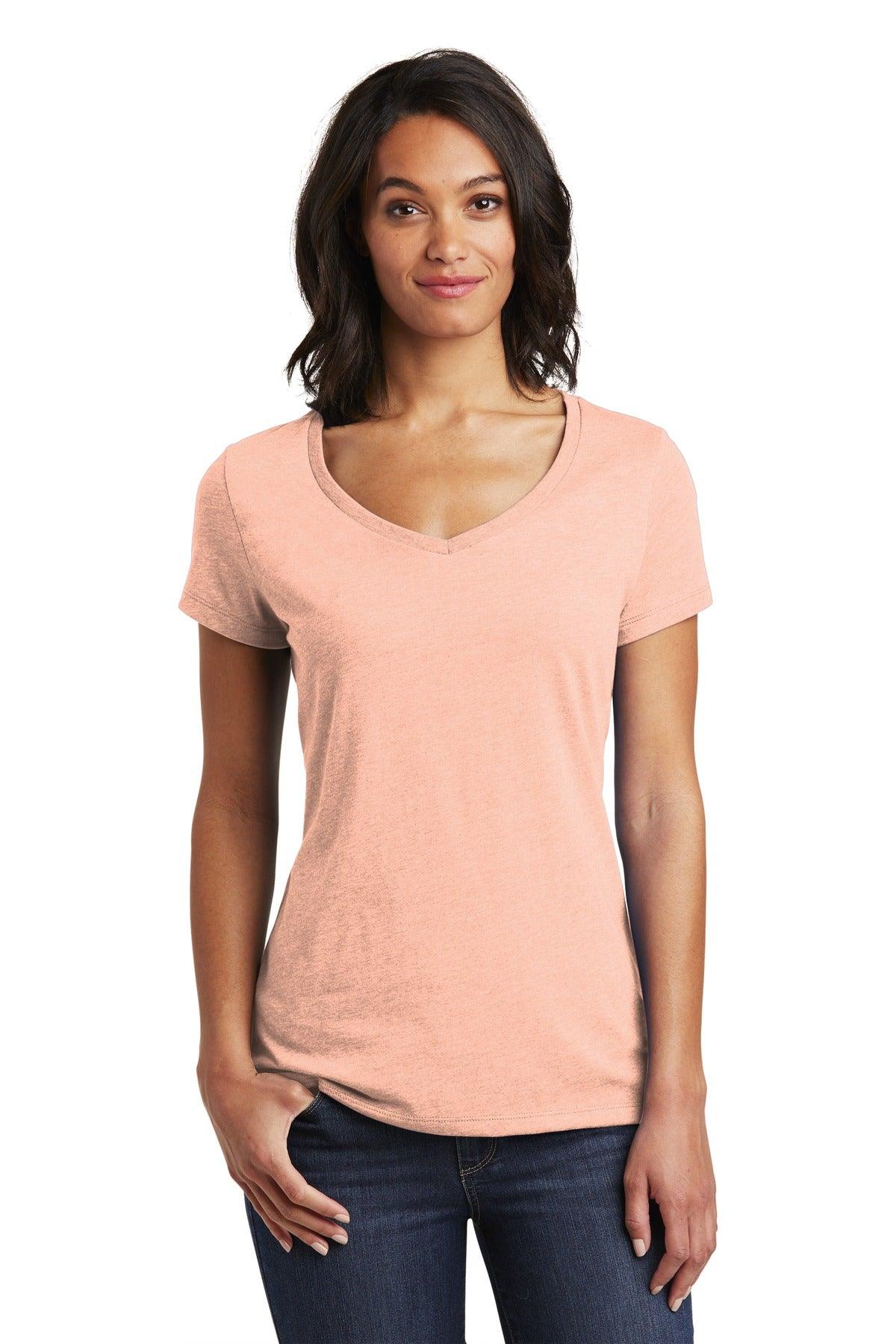 District Women's Very Important Tee V-Neck. DT6503 - Dresses Max