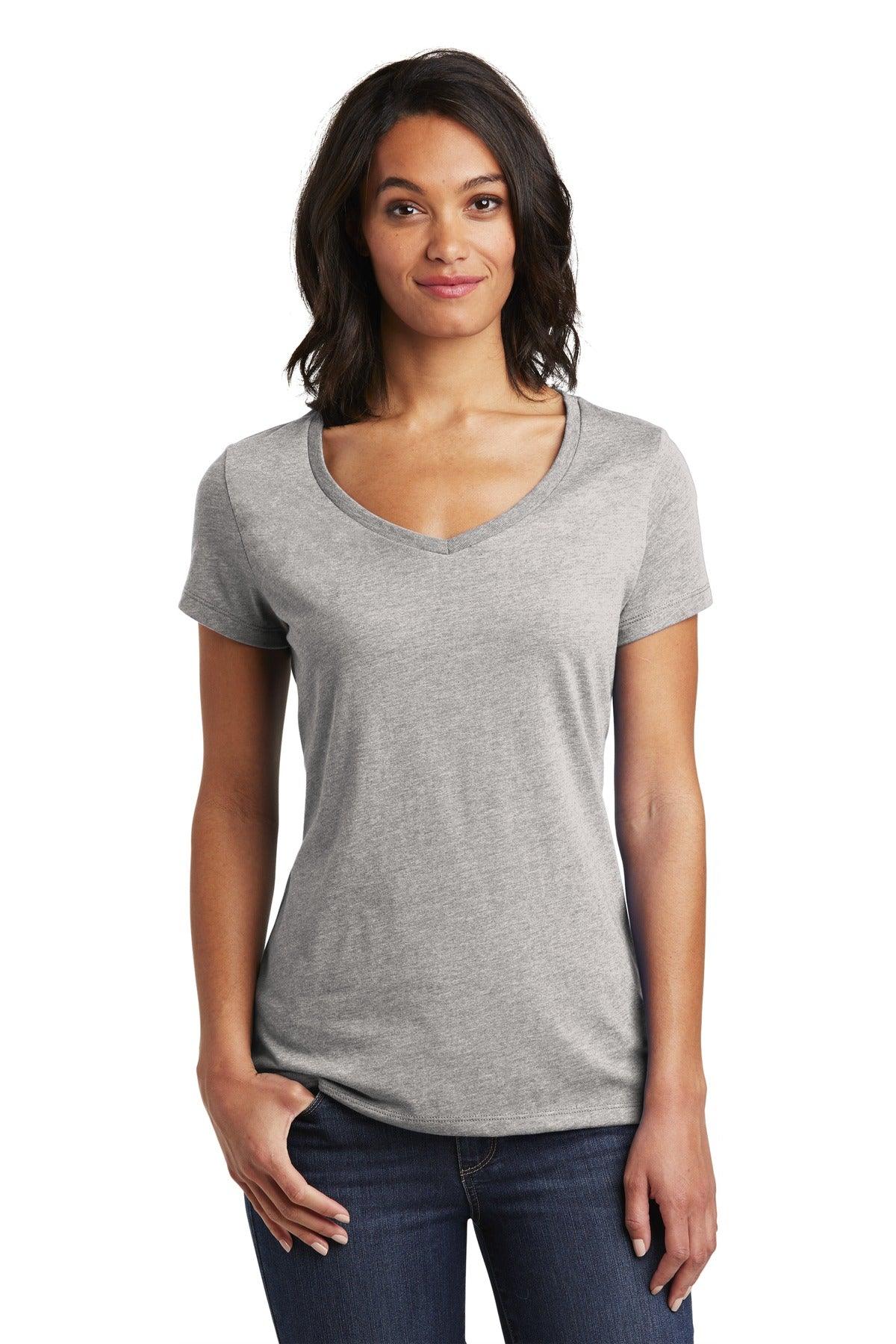 District Women's Very Important Tee V-Neck. DT6503 - Dresses Max