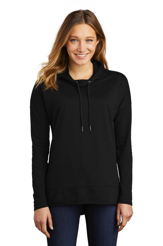 District Women's Featherweight French Terry Hoodie DT671 - Dresses Max