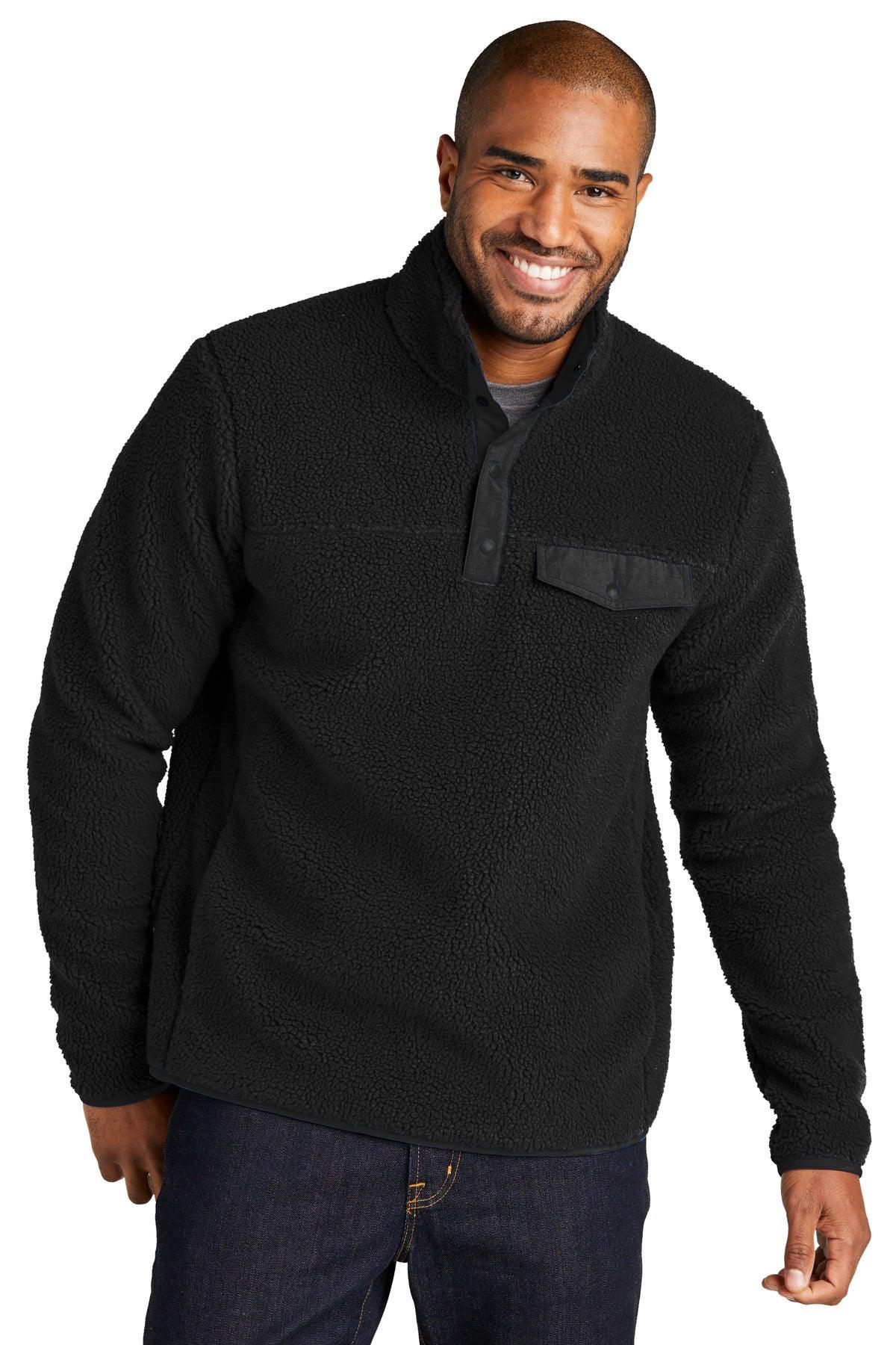 Port Authority Camp Fleece Snap Pullover F140 - Dresses Max