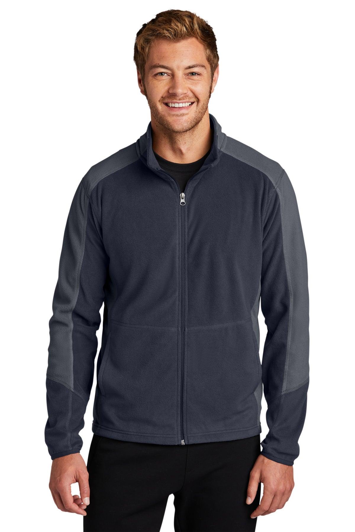 Port Authority Colorblock Microfleece Jacket. F230 - Dresses Max