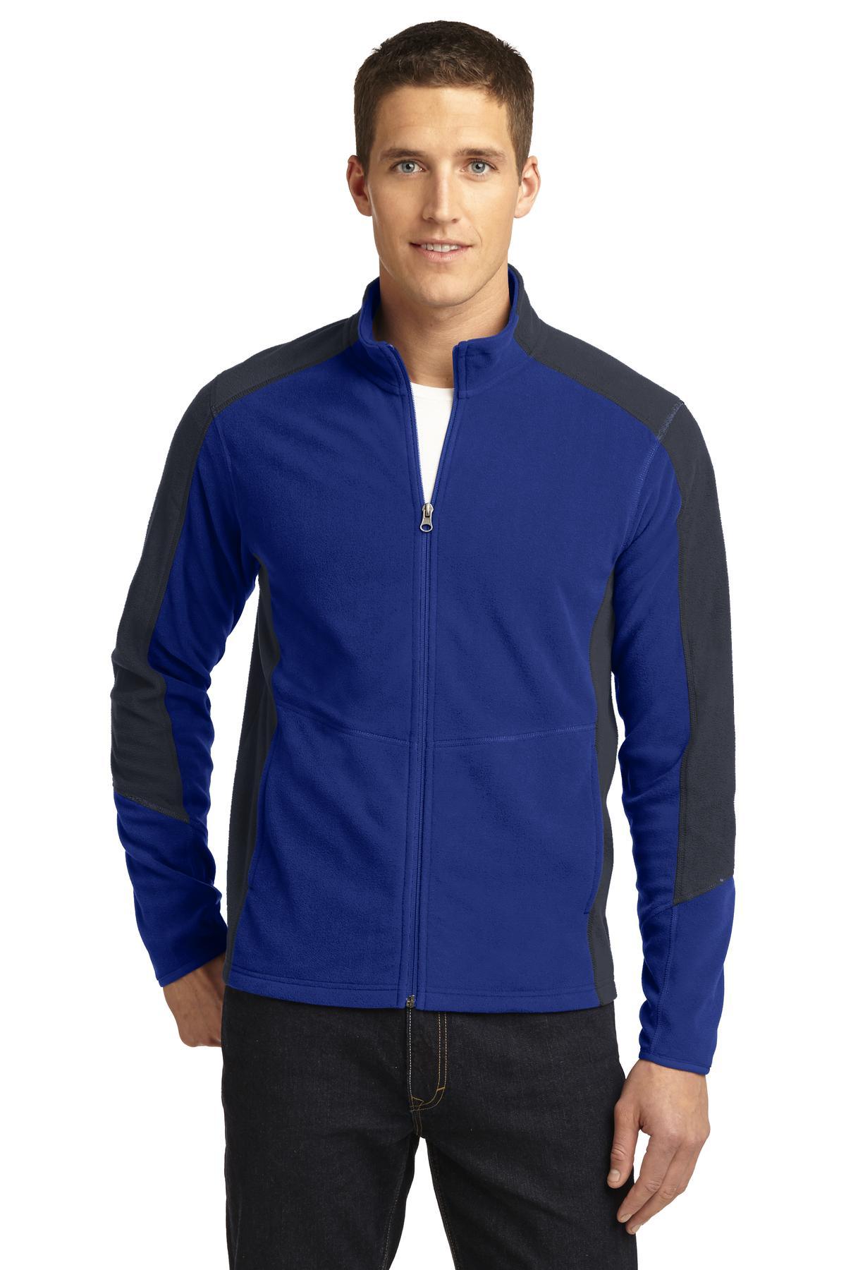 Port Authority Colorblock Microfleece Jacket. F230 - Dresses Max