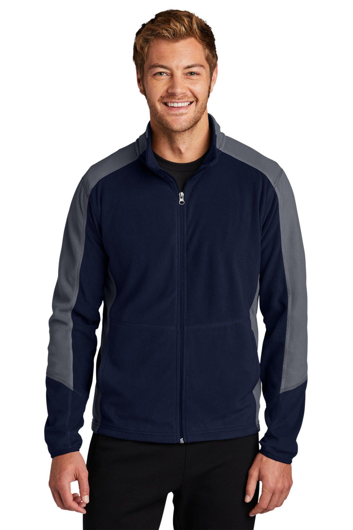 Port Authority Colorblock Microfleece Jacket. F230 - Dresses Max