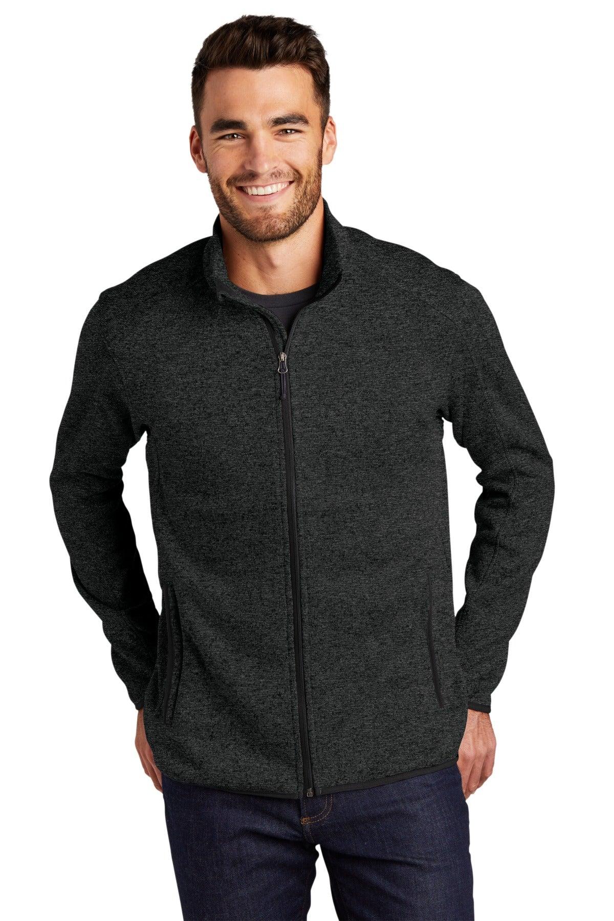 Port Authority Sweater Fleece Jacket. F232 - Dresses Max