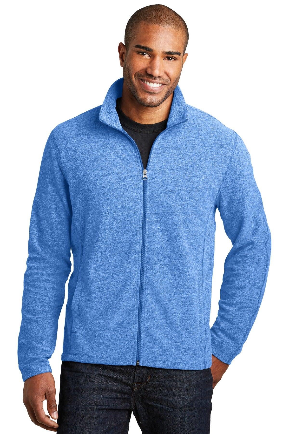 Port Authority Heather Microfleece Full-Zip Jacket. F235 - Dresses Max