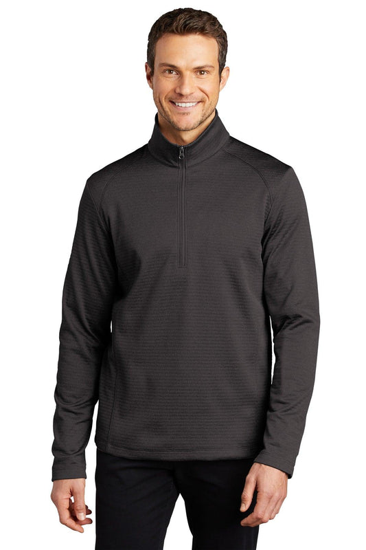 Port Authority Diamond Heather Fleece 1/4-Zip Pullover F248 - Dresses Max