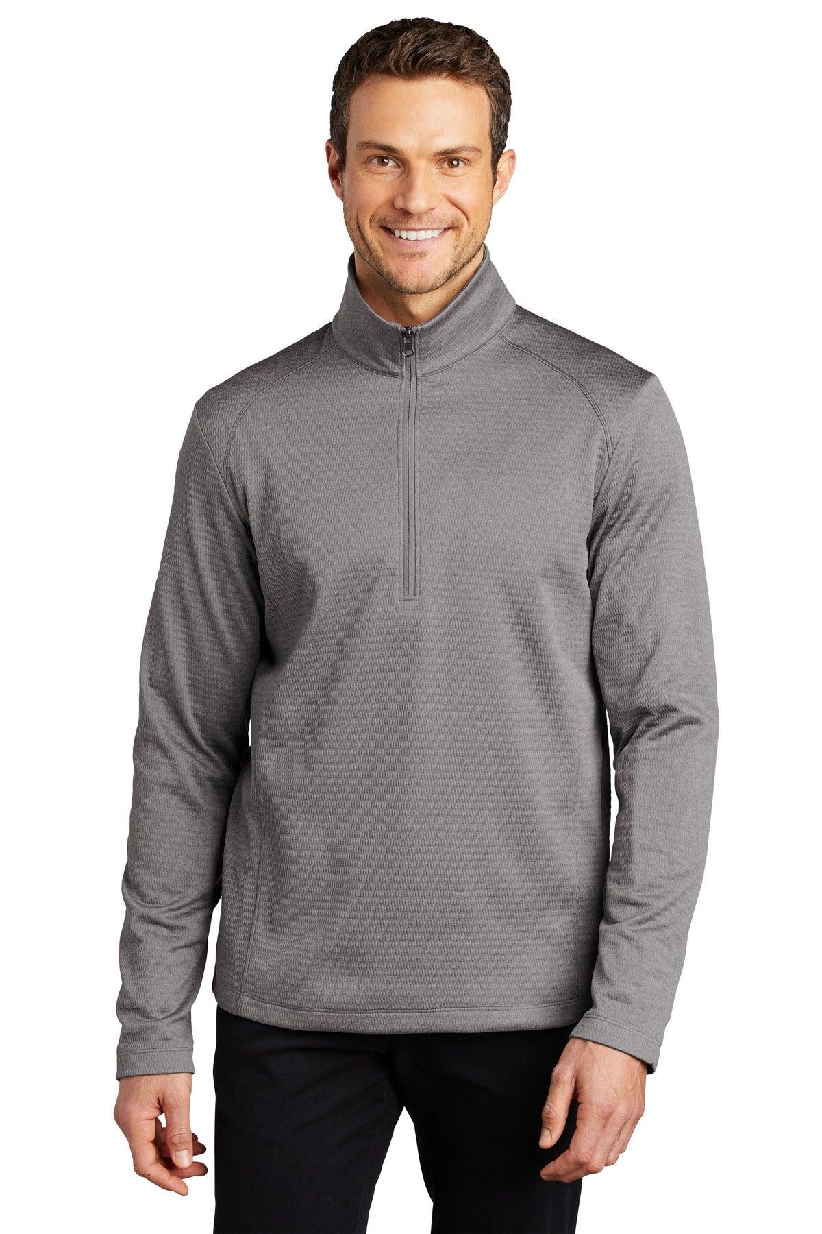 Port Authority Diamond Heather Fleece 1/4-Zip Pullover F248 - Dresses Max