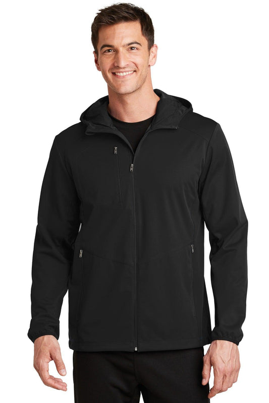 Port Authority Active Hooded Soft Shell Jacket. J719 - Dresses Max