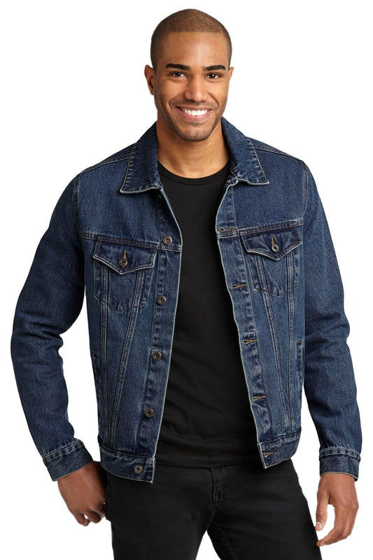 Port Authority Denim Jacket. J7620 - Dresses Max