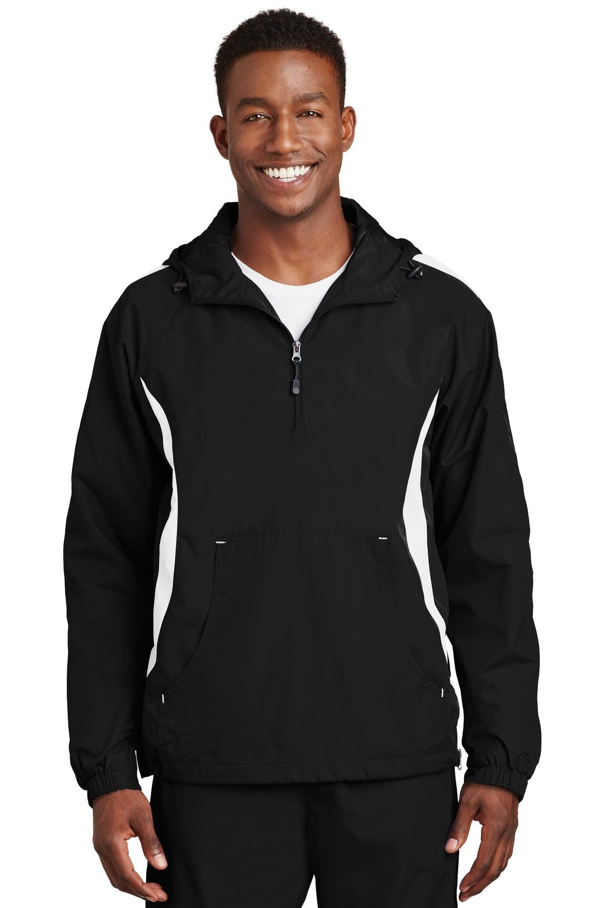 Sport-Tek Colorblock Raglan Anorak. JST63 - Dresses Max