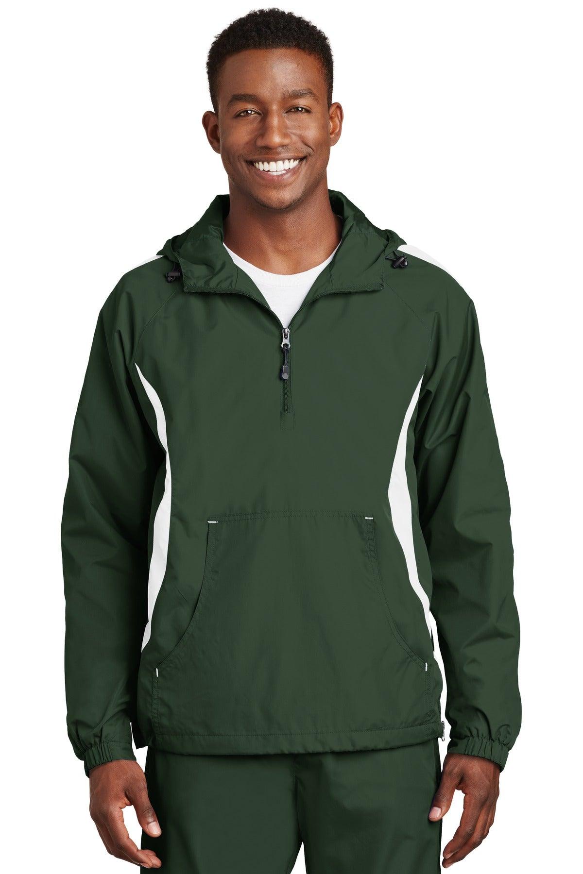 Sport-Tek Colorblock Raglan Anorak. JST63 - Dresses Max