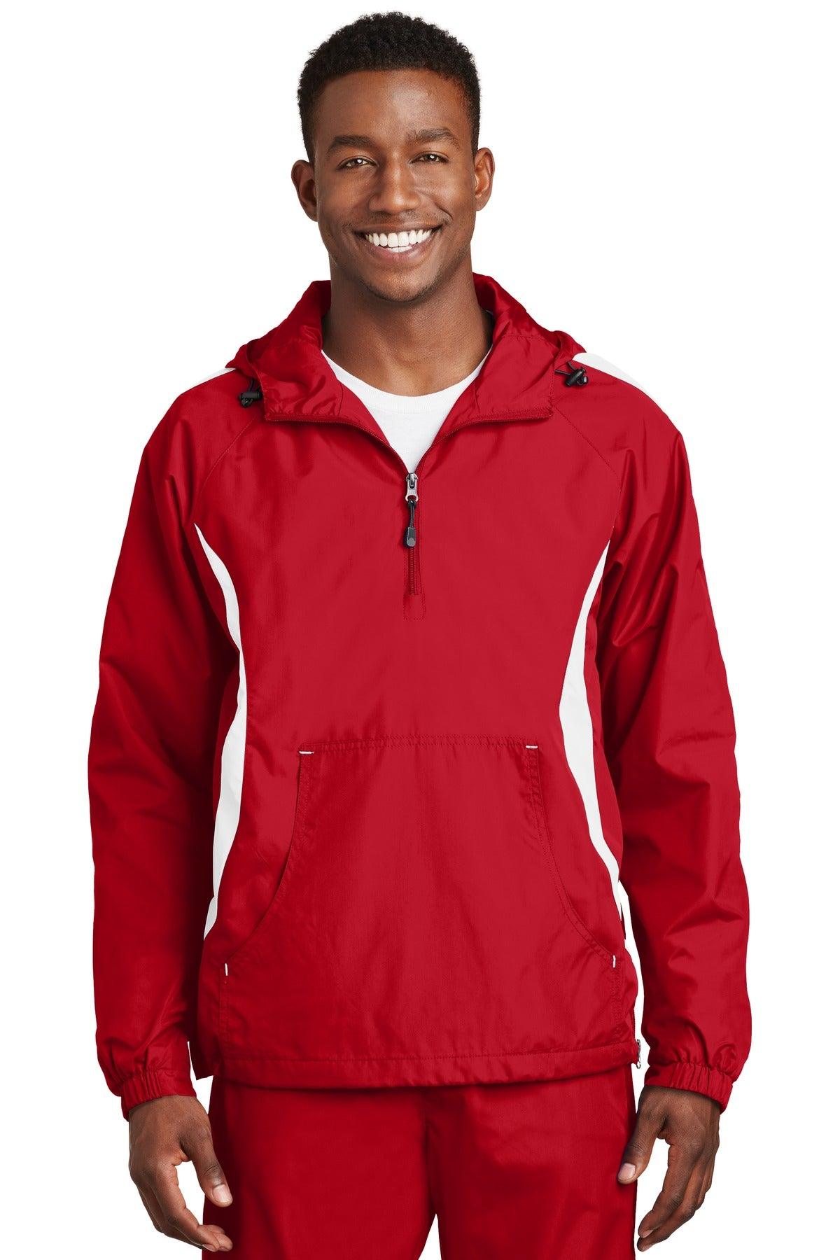 Sport-Tek Colorblock Raglan Anorak. JST63 - Dresses Max